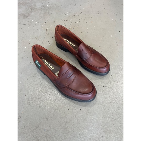 Eastland Shoes - Eastland Classic II Penny Loafers Womens 7.5 M Brown Leather Slip On Shoes